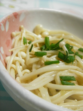 レンジで簡単✿きのこの柚子胡椒和え